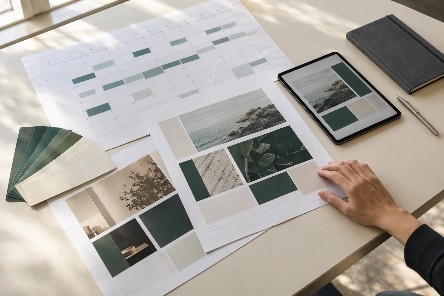 Illustrative imagery for marketing operations